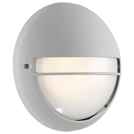 ACCESS LIGHTING Clifton, Outdoor LED Bulkhead, Satin Finish, Opal Glass 20260LEDDMG-SAT/OPL